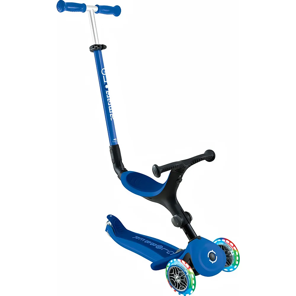 Globber Go Up Blau mit Licht