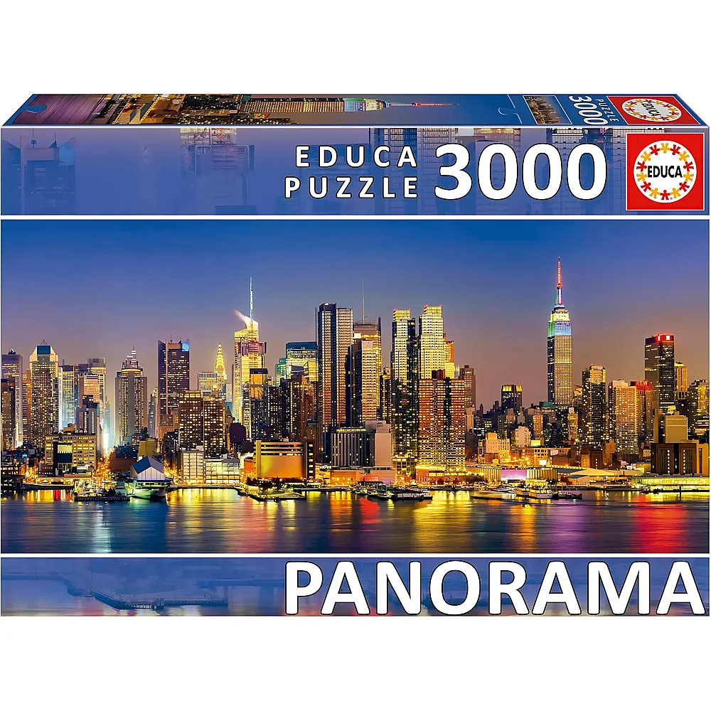 Educa Puzzle Panorama New York Skyline - 3000 Teile