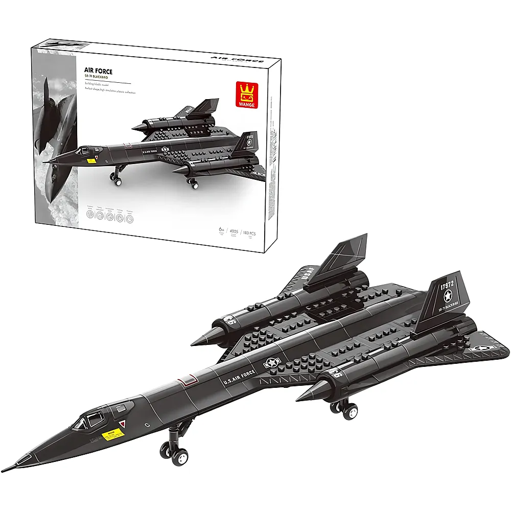 Wange Flugzeug SR-71A Jet Amsel - 183 Teile
