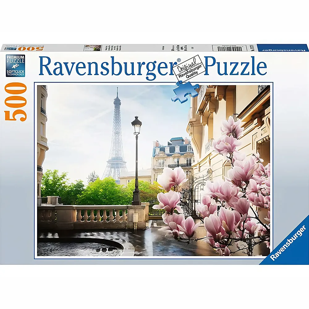 Ravensburger Puzzle Frhling in Paris 500Teile