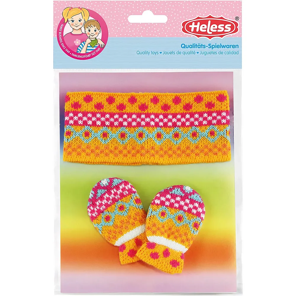 Heless F�ustlinge und Stirnband Jolly, Gr. 28-35 cm - Suche