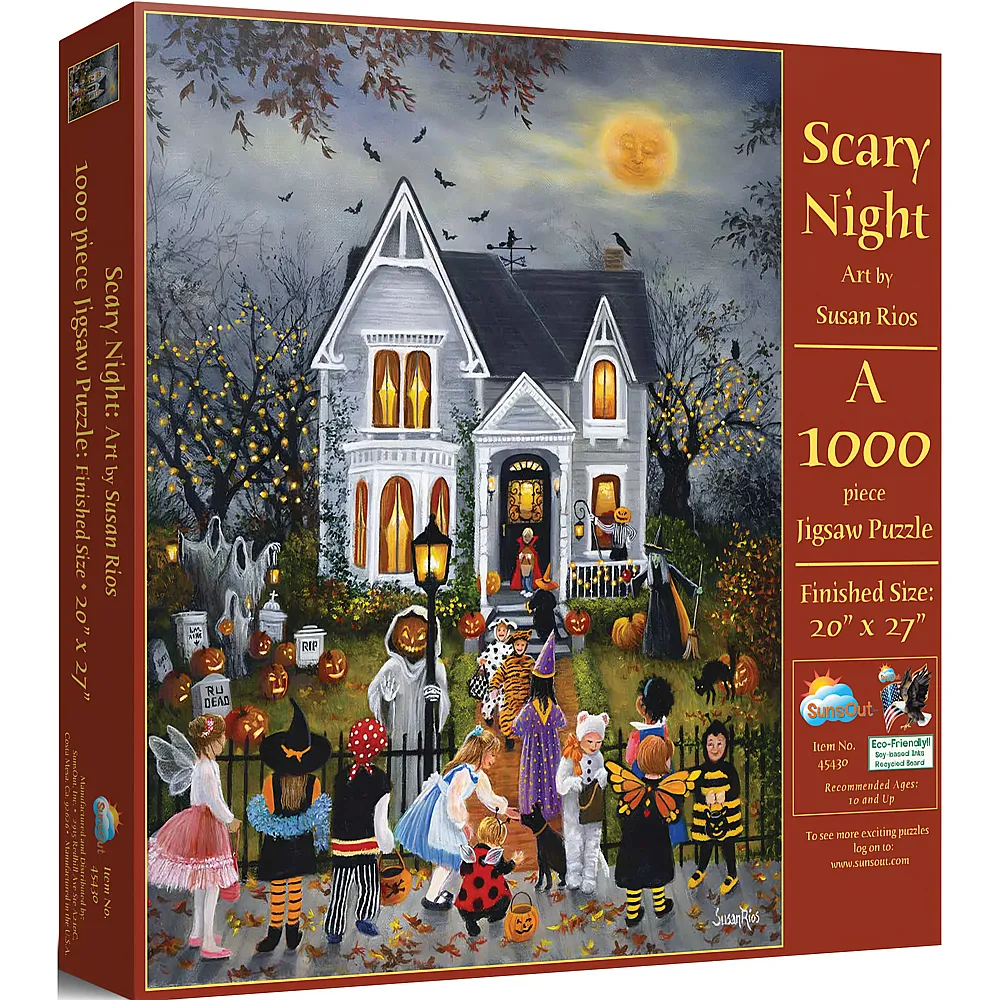 SunsOut Puzzle Susan Rios Scary Night - 1000 Teile