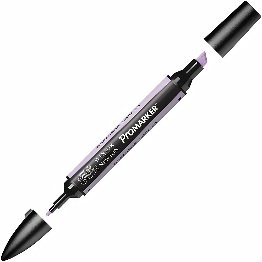 meinspielzeug - Winsor & Newton Promarker mit 2 Spitzen Lavendel | Farbe & Kreide