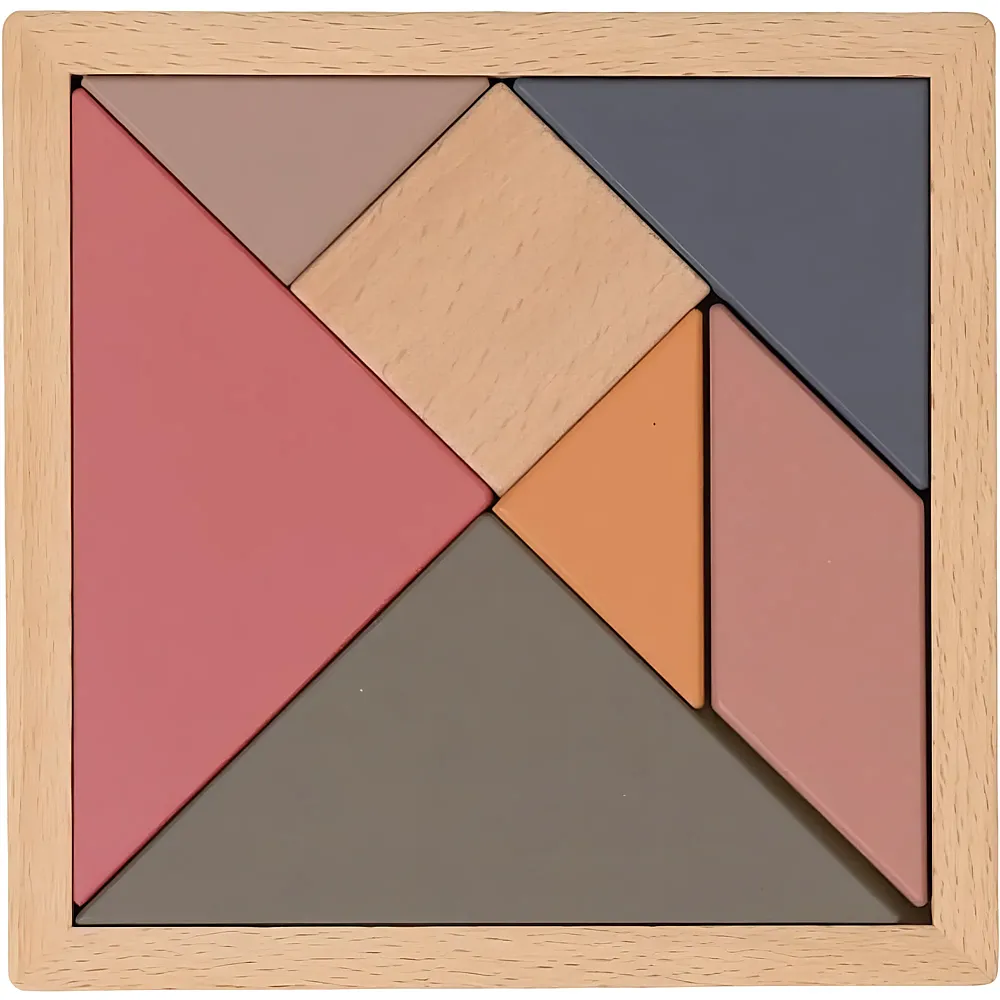 Egmont Holztangram Farbig 15 X 15 X 1 Cm