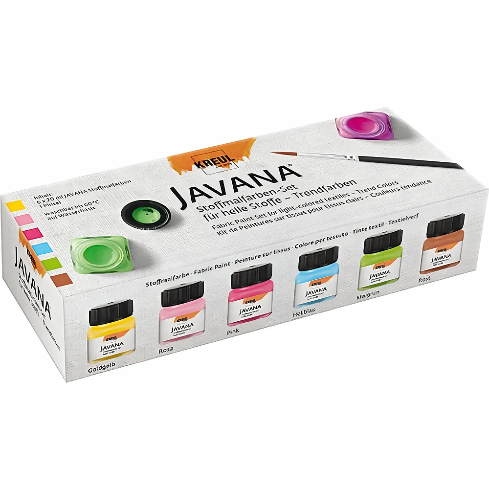 Kreul Javana Stoffmalfarben Set Trendfarb