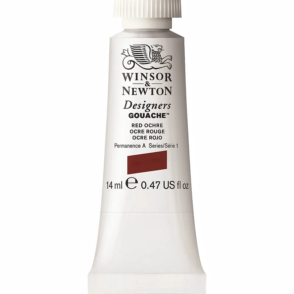 meinspielzeug - Winsor & Newton W&n Designers Gouache 14ml Tube Roter Ocker