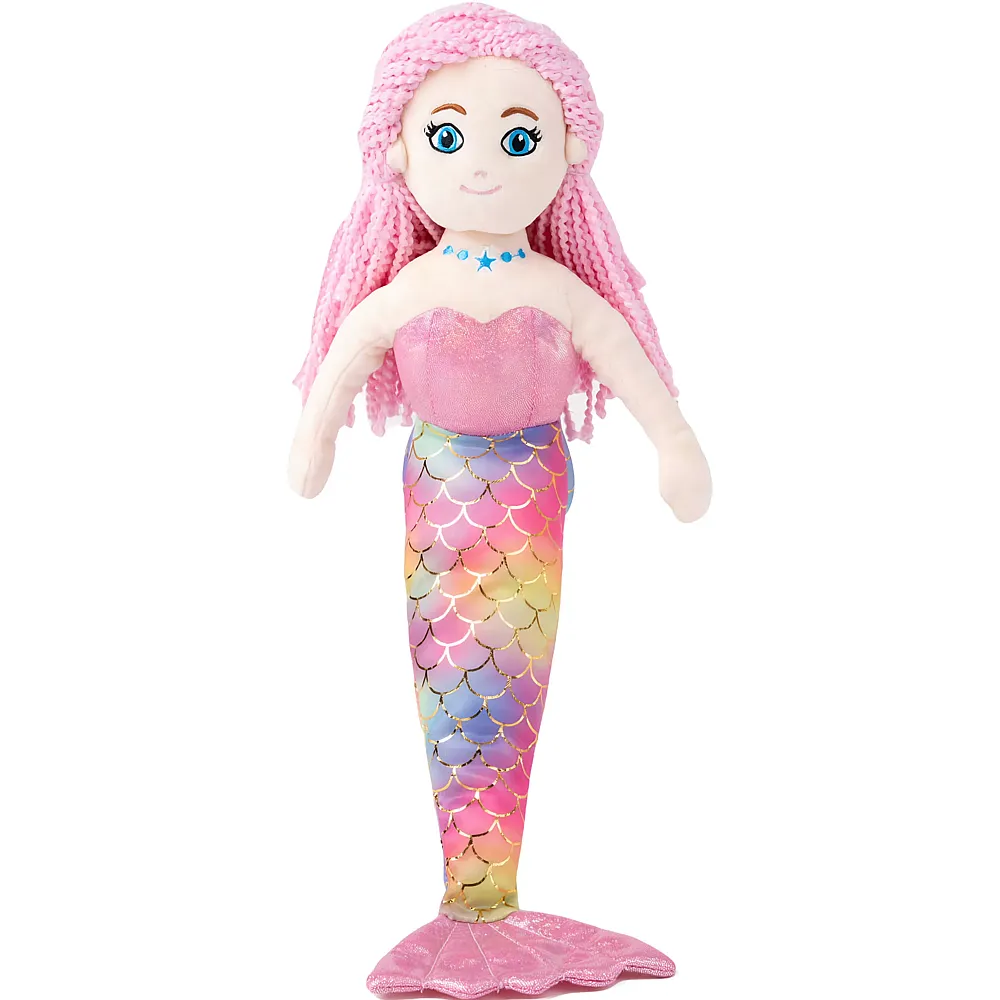Teddykompaniet Meerjungfrau Pink 35 Cm