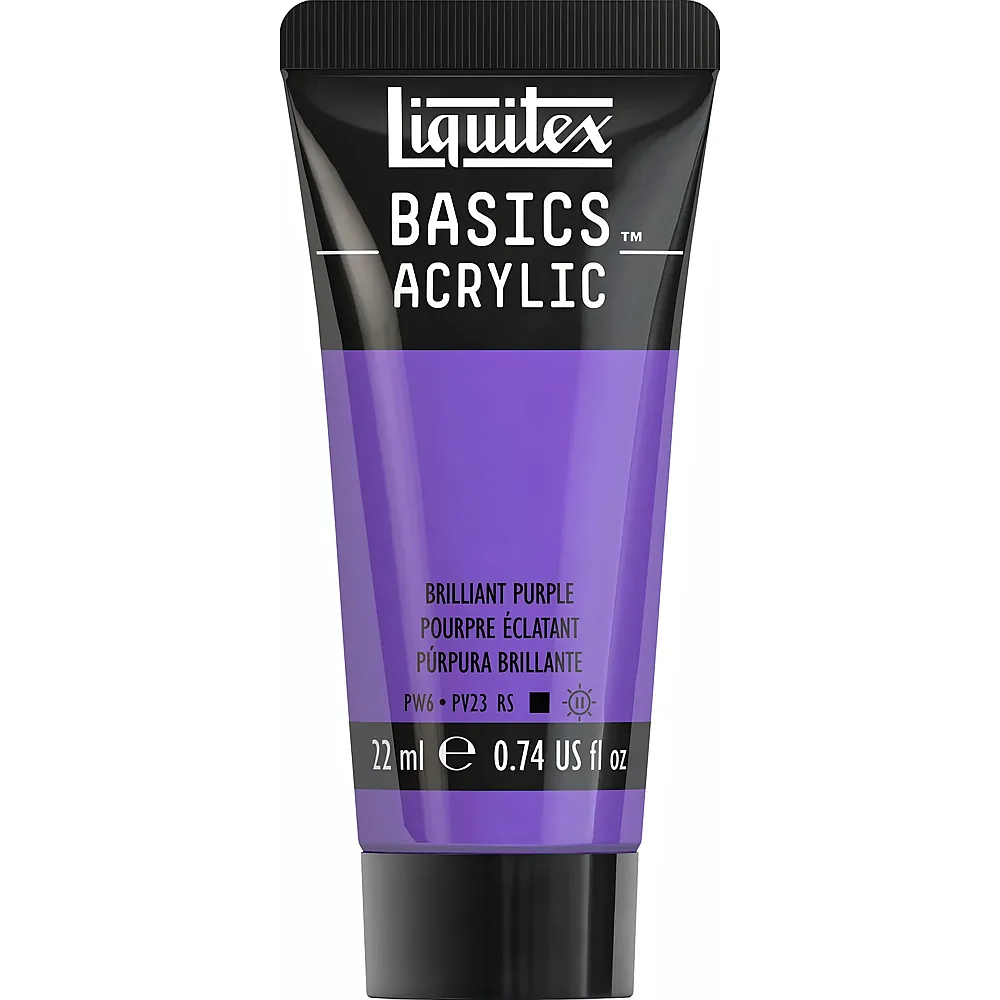 Liquitex Lqx Basics Acrylfarbe 22ml Tube Brillantlila - Suche