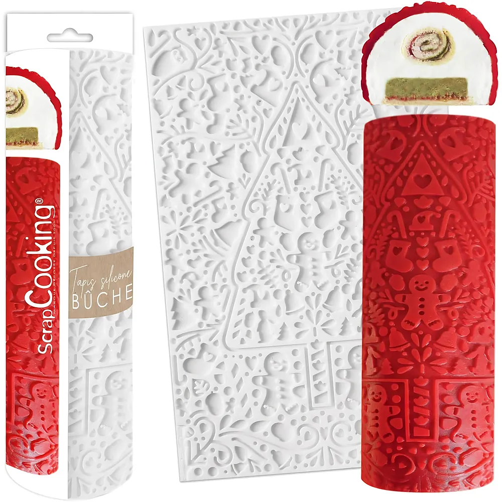 ScrapCooking Matte f�r Rouladen Weihnachten