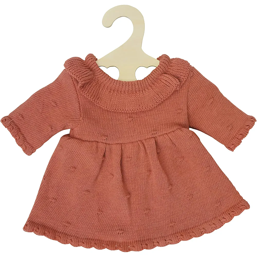 Heless Puppen-Strickkleid Pfirsich - 28 - 35 cm