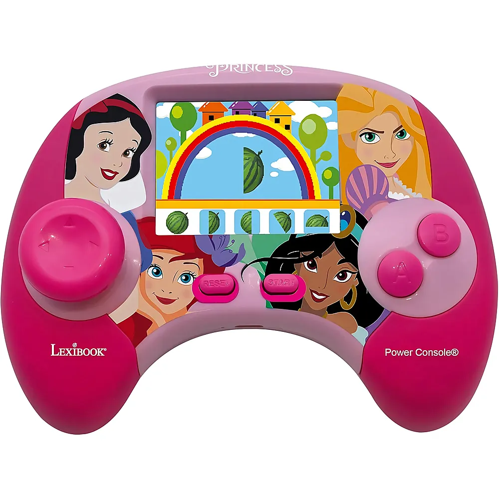Lexibook Disney Prinzessin P�dagogische tragbare zweisprachige Konsole mit LCD-Bildschirm FR,EN
