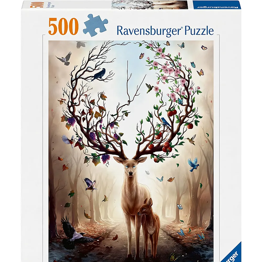 Ravensburger Puzzle Geheimnisvoller Hirsch 500Teile