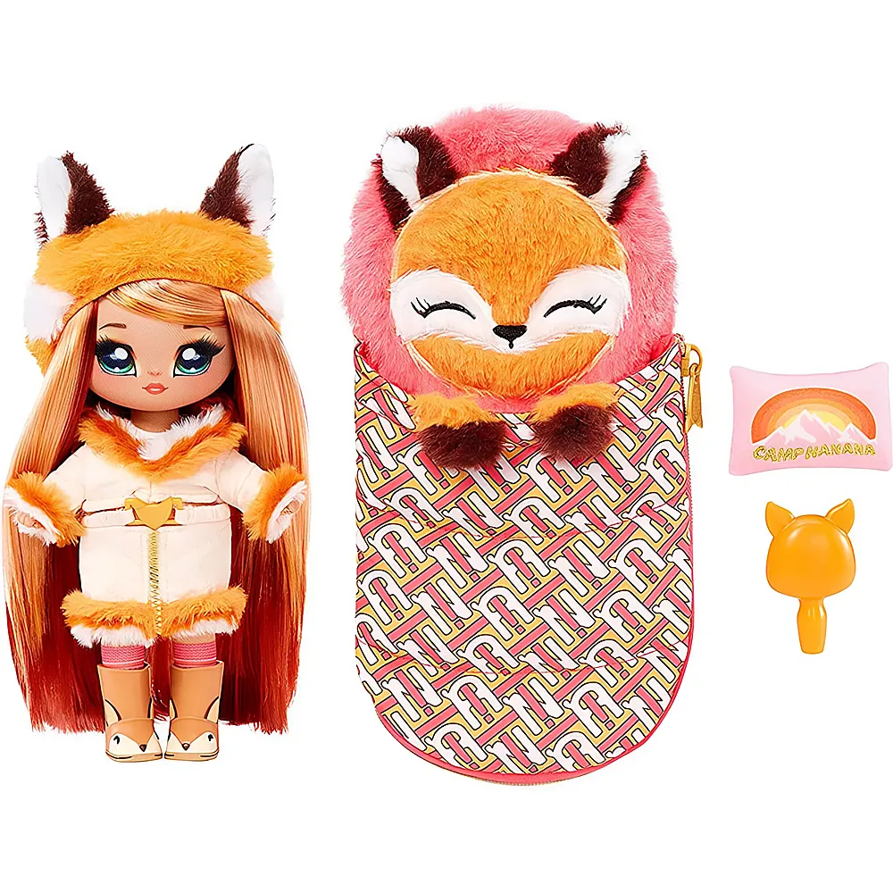 MGA Na Na Na Surprise Camping Doll Fox Sierra Foxtail