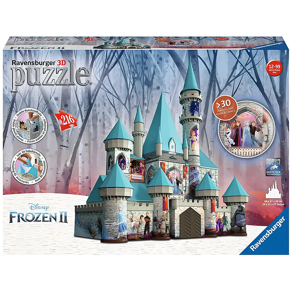 Ravensburger Puzzle Disney Frozen Dinsey Frozen Schloss 216Teile