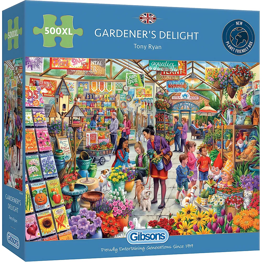 Gibsons Puzzle Tony Ryan Gardener's Delight - 500 Teile