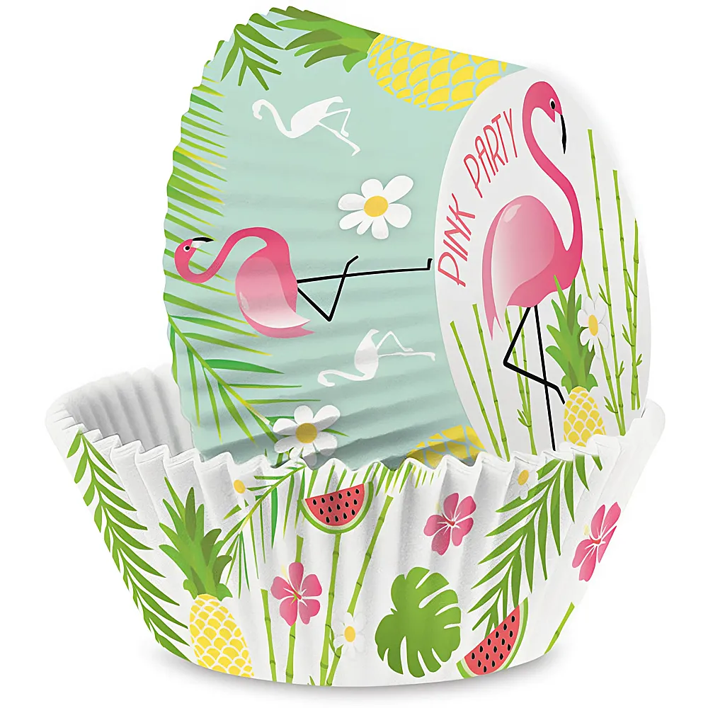 ScrapCooking Cupcake Papierfrmchen Flamingo 36Teile | Kindergeburtstag