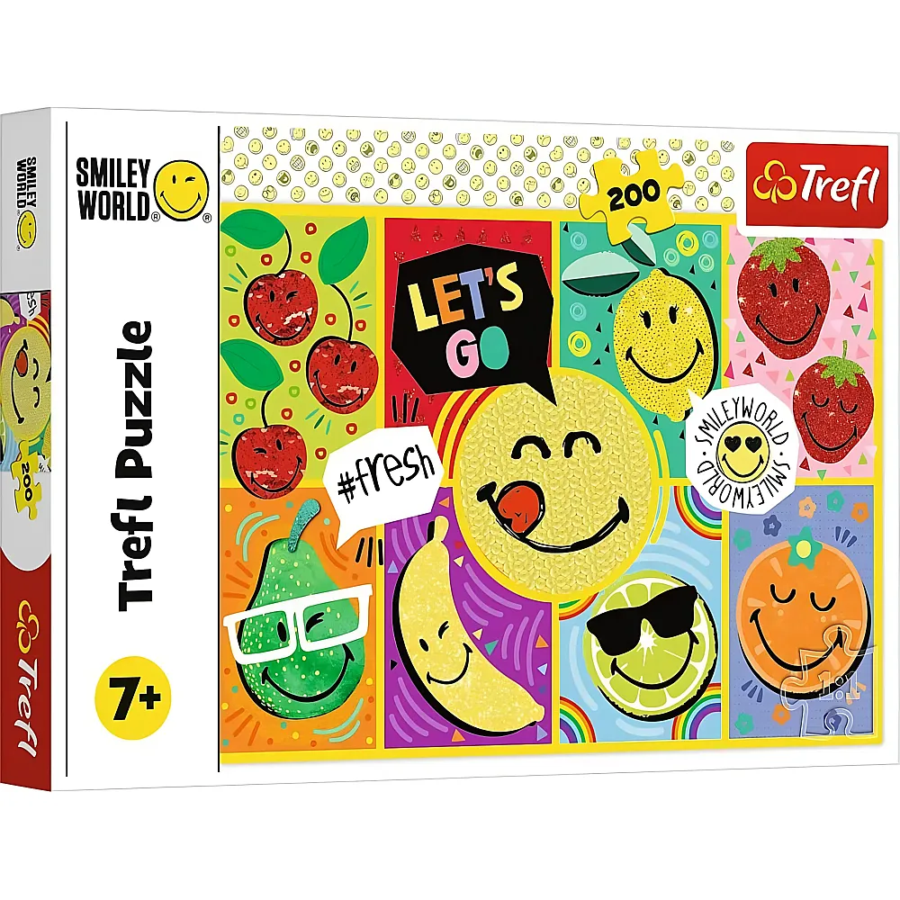 Trefl Puzzle Emoji Smiley World - 200 Teile