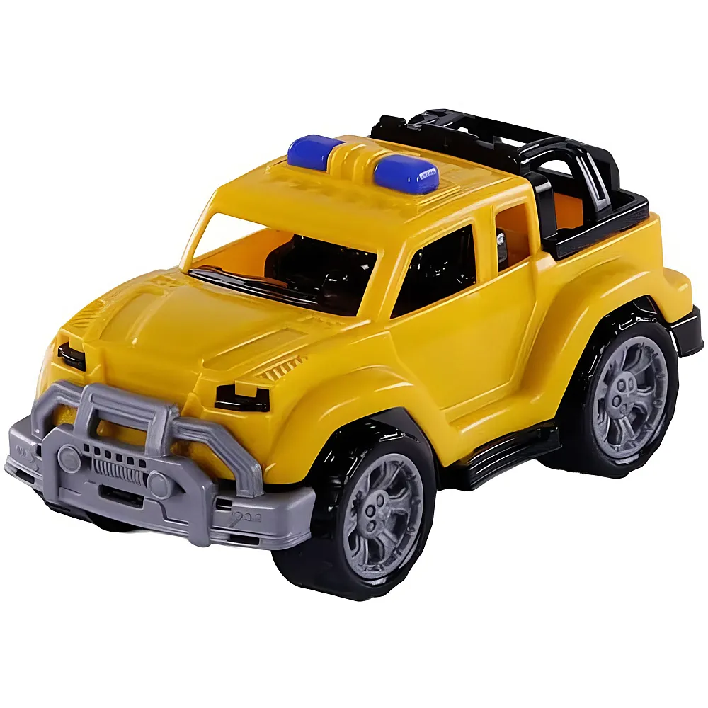 Cavallino Toys Cavallino Trendy Jeep Gelb, 22cm