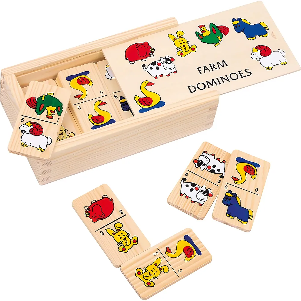 small foot Domino Bauernhof - 28 Teile