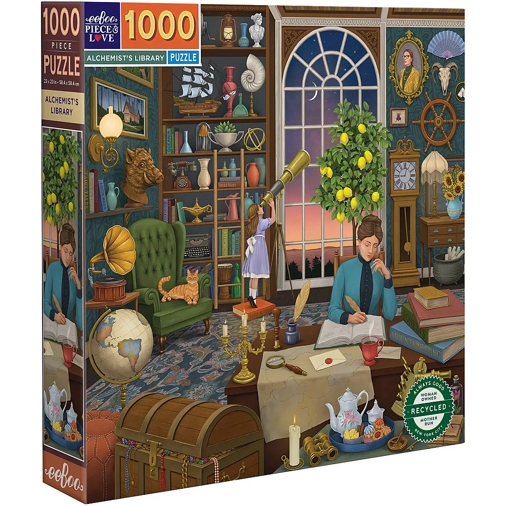 eeBoo Puzzle Alchemist's Library 1000Teile