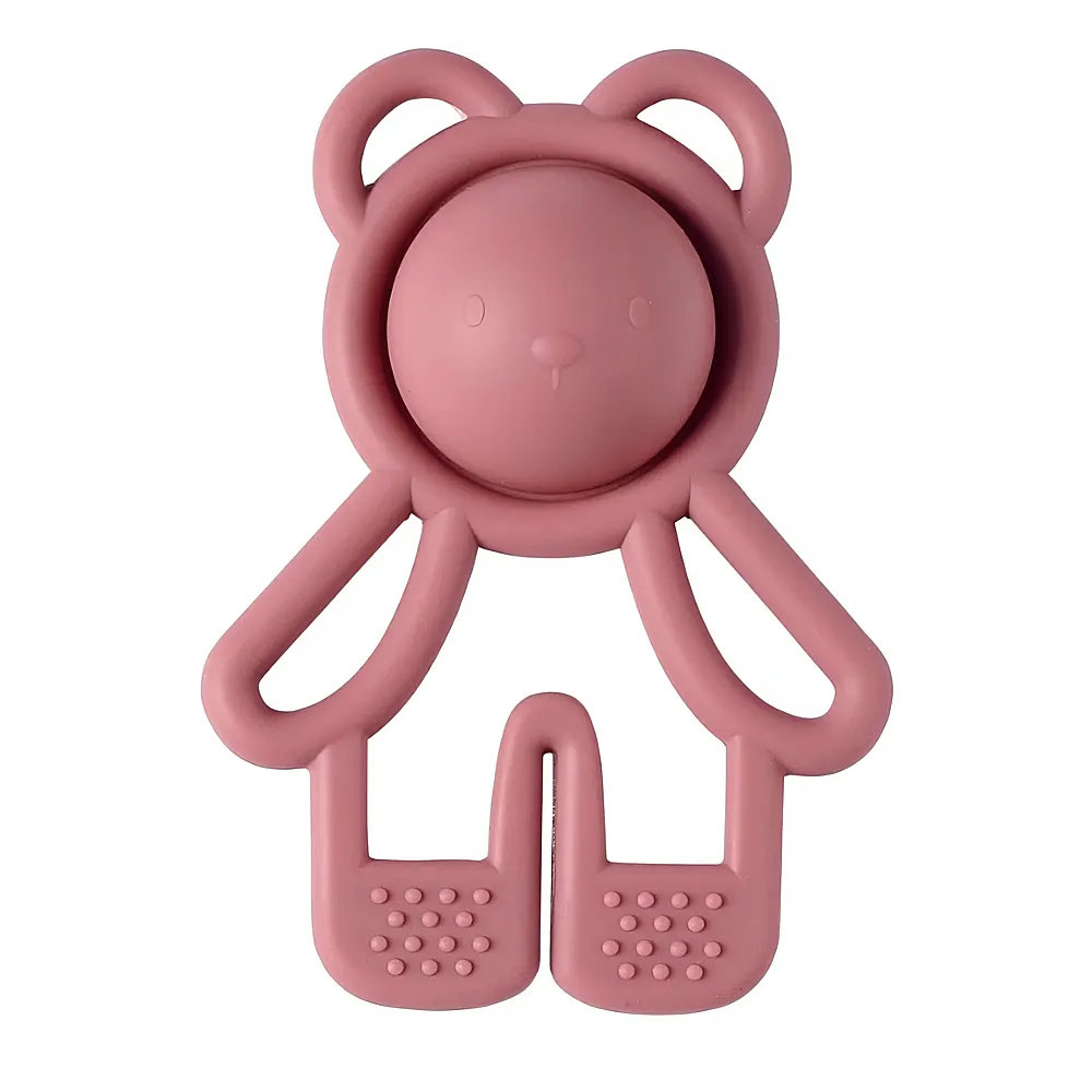 Nattou Anneau de dentition Pop It Ours Rose - 11 cm