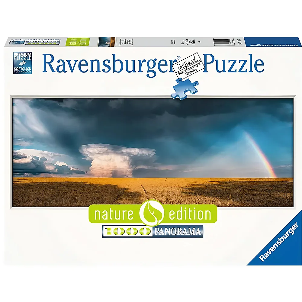 Ravensburger Puzzle Nature Edition Panorama Mystisches Regenbogenwetter 1000Teile