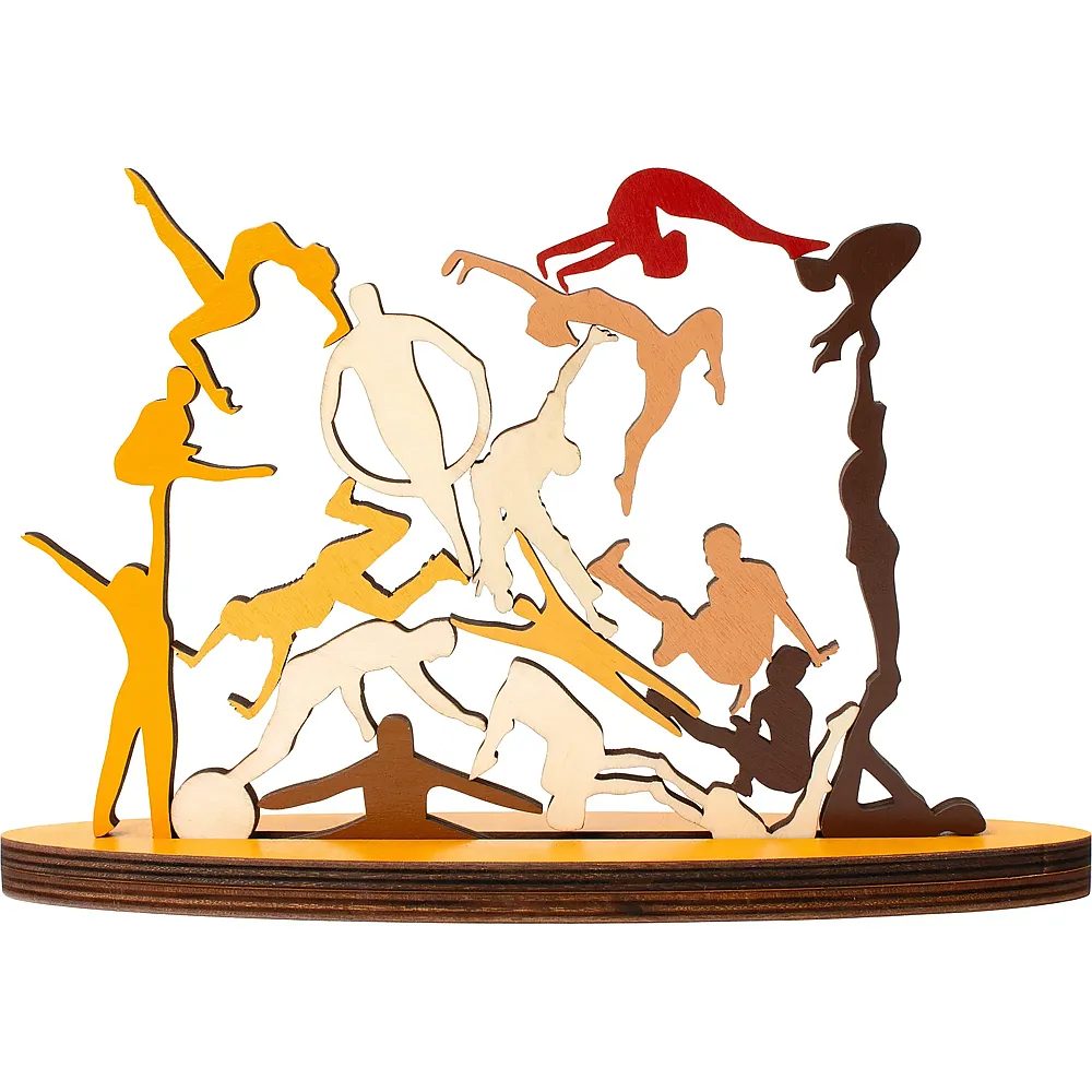Recent Toys Stack & Balance Acrobat Tower ab 14 Jahren, 1 Spieler, 3D-Stapelspiel aus Holz