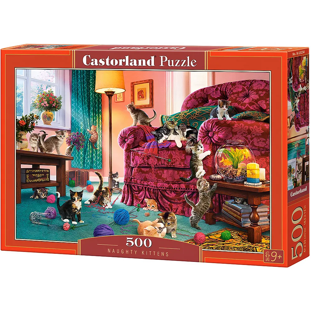 Castorland Puzzle Naughty Kittens - 500 Teile