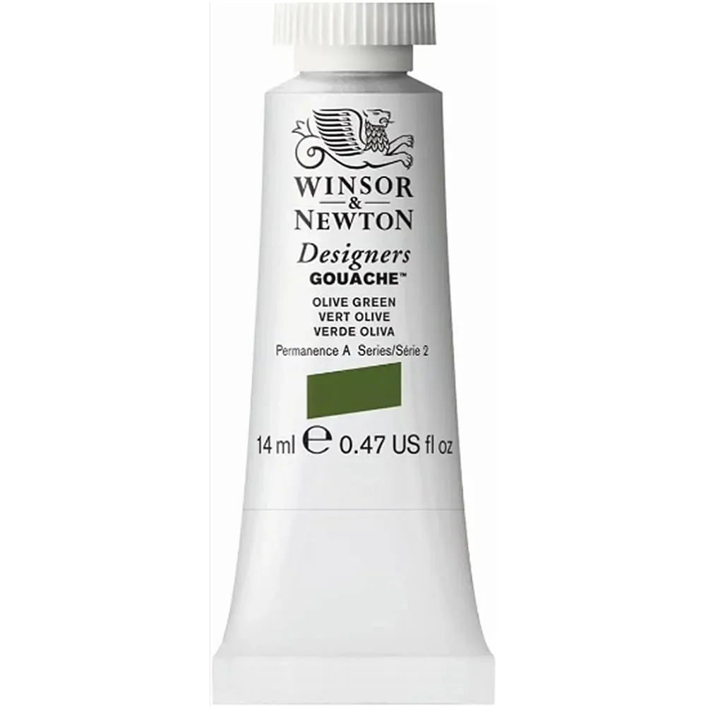 meinspielzeug - Winsor & Newton W&n Designers Gouache 14ml Tube Olivgrn