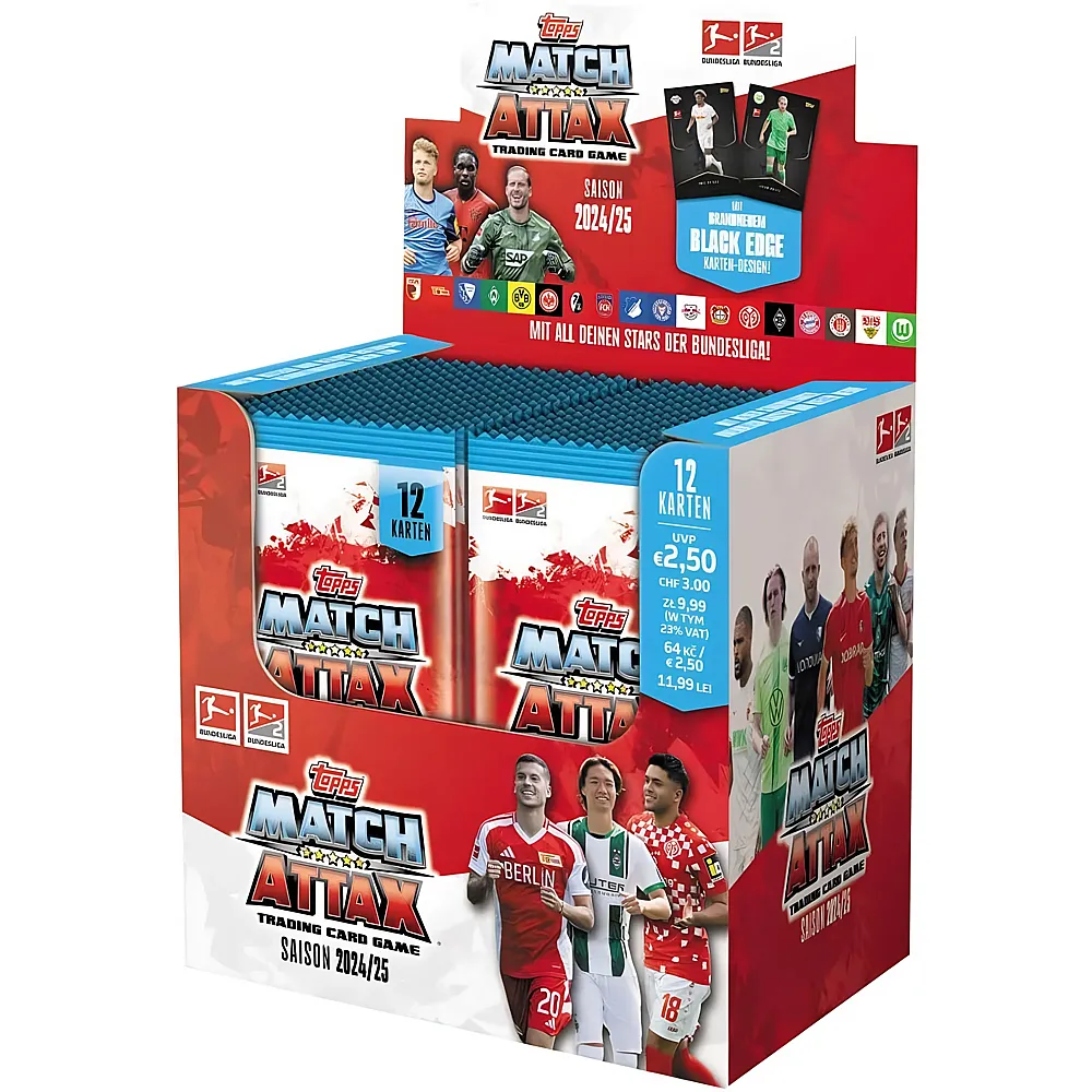 Topps Match Attax 36er Display Bundesliga 2024/2025