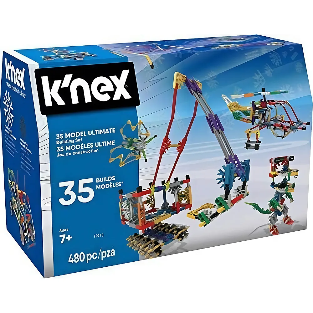 K'Nex Ultimativer Baukasten mit 35 Modellen - 480 Teile