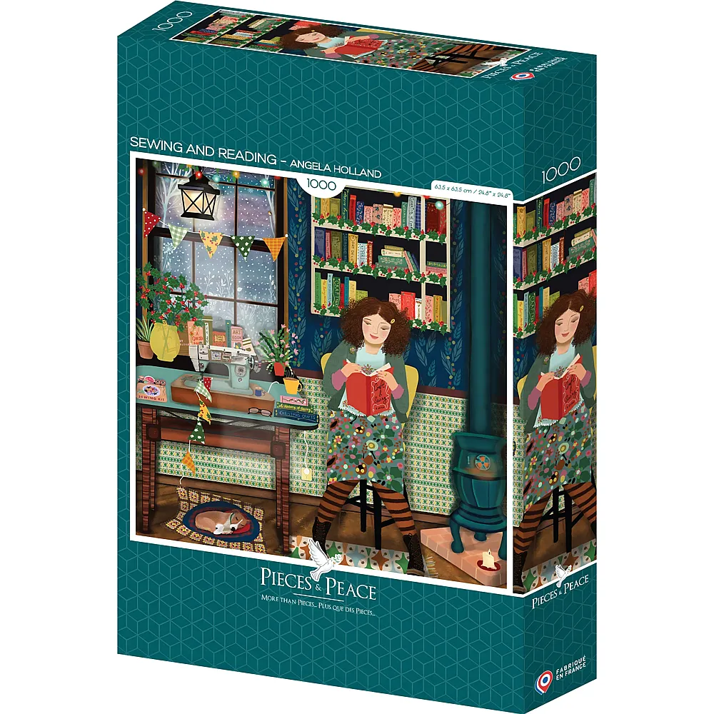 Pieces & Peace Puzzle N�hen und Lesen - 1000 Teile