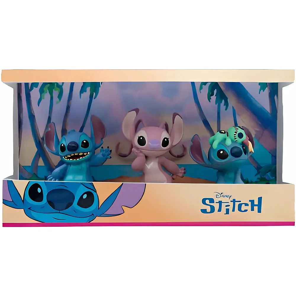 meinspielzeug - Bullyland Stitch Set - 3 Teile | Lizenzfiguren