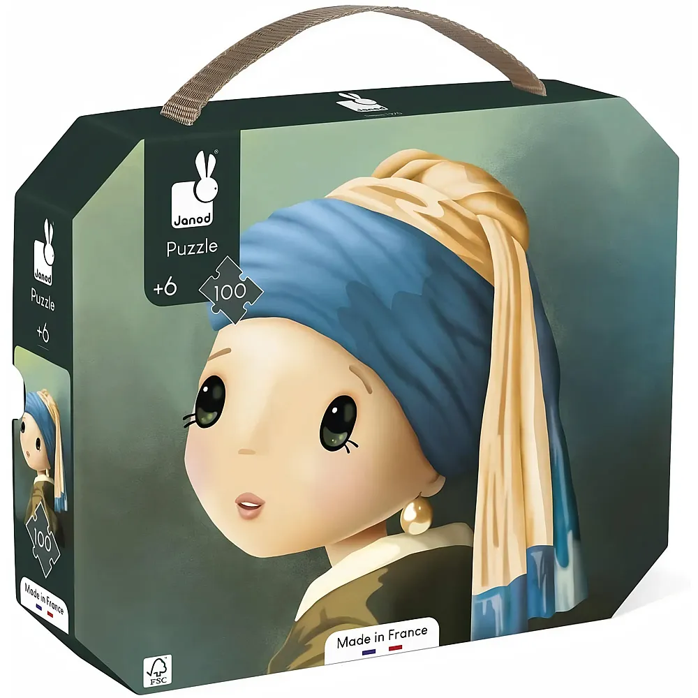 Janod Puzzle Inspiriert von Vermeer 100Teile
