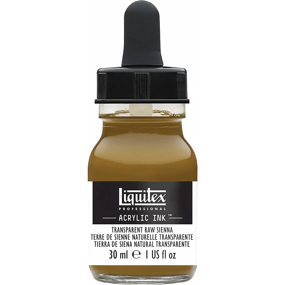 Liquitex Lqx Prof. Acrylic Ink 30ml Flasche Siena Natur Transparent - Suche