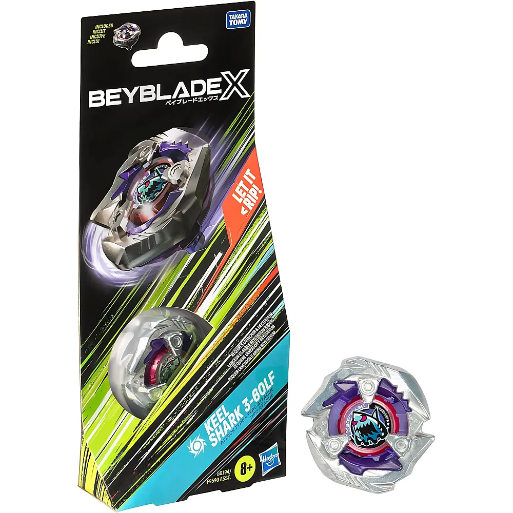Beyblade X Booster Pack Keel Shark 3-60LF
