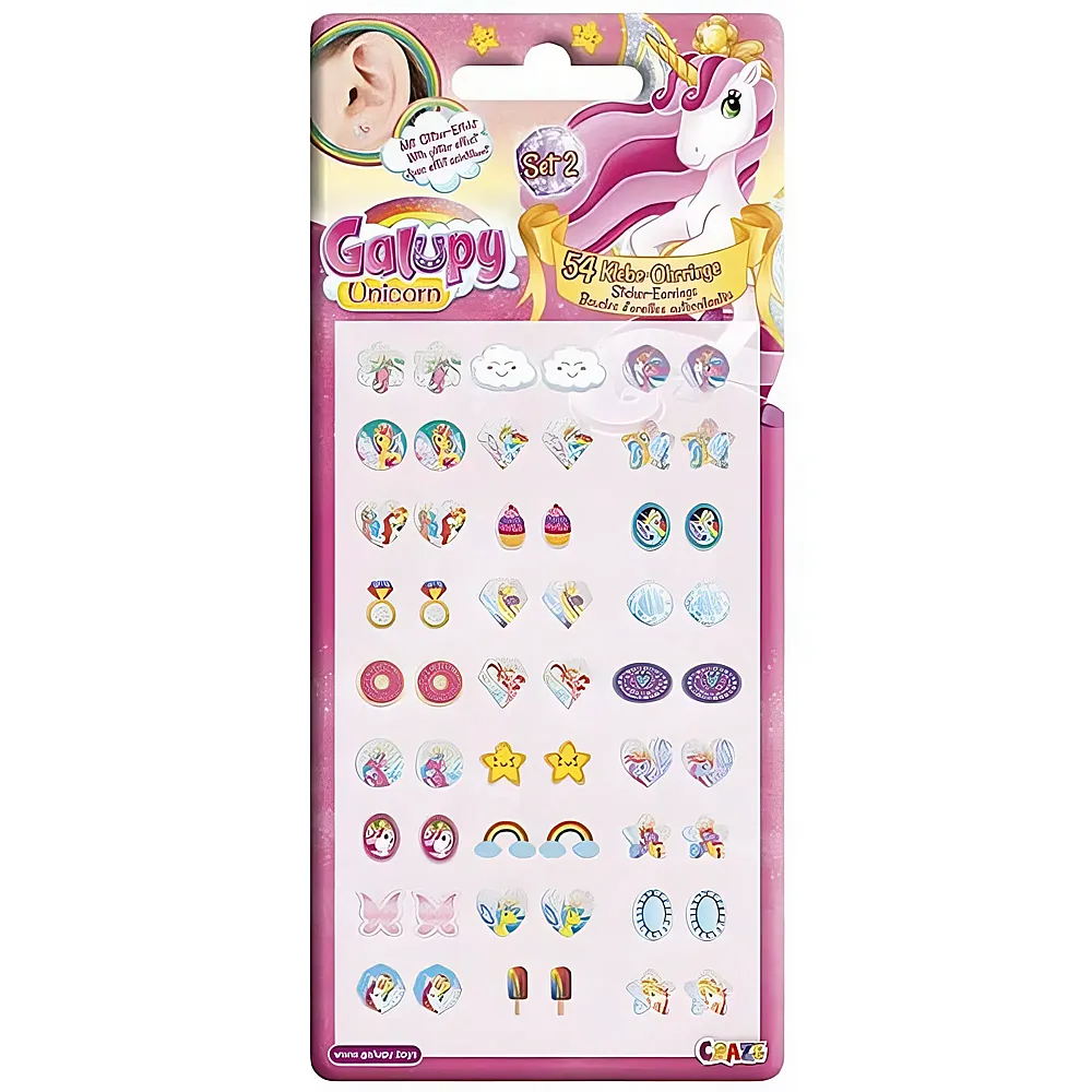Craze Galupy 3D Sticker Earrings