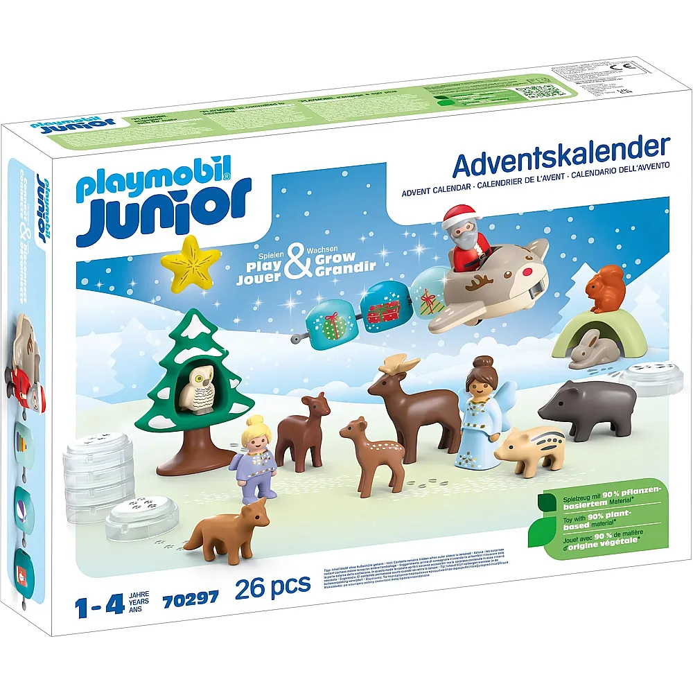 PLAYMOBIL Junior Adventskalender Schneeweihnacht 70297