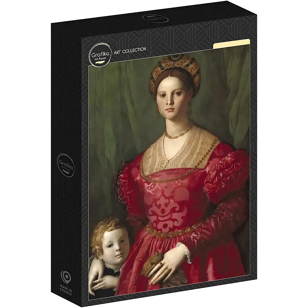 Grafika Puzzle Art Collection Agnolo Bronzino: A Young Woman and Her Little Boy, 1540 - 1000 Teile