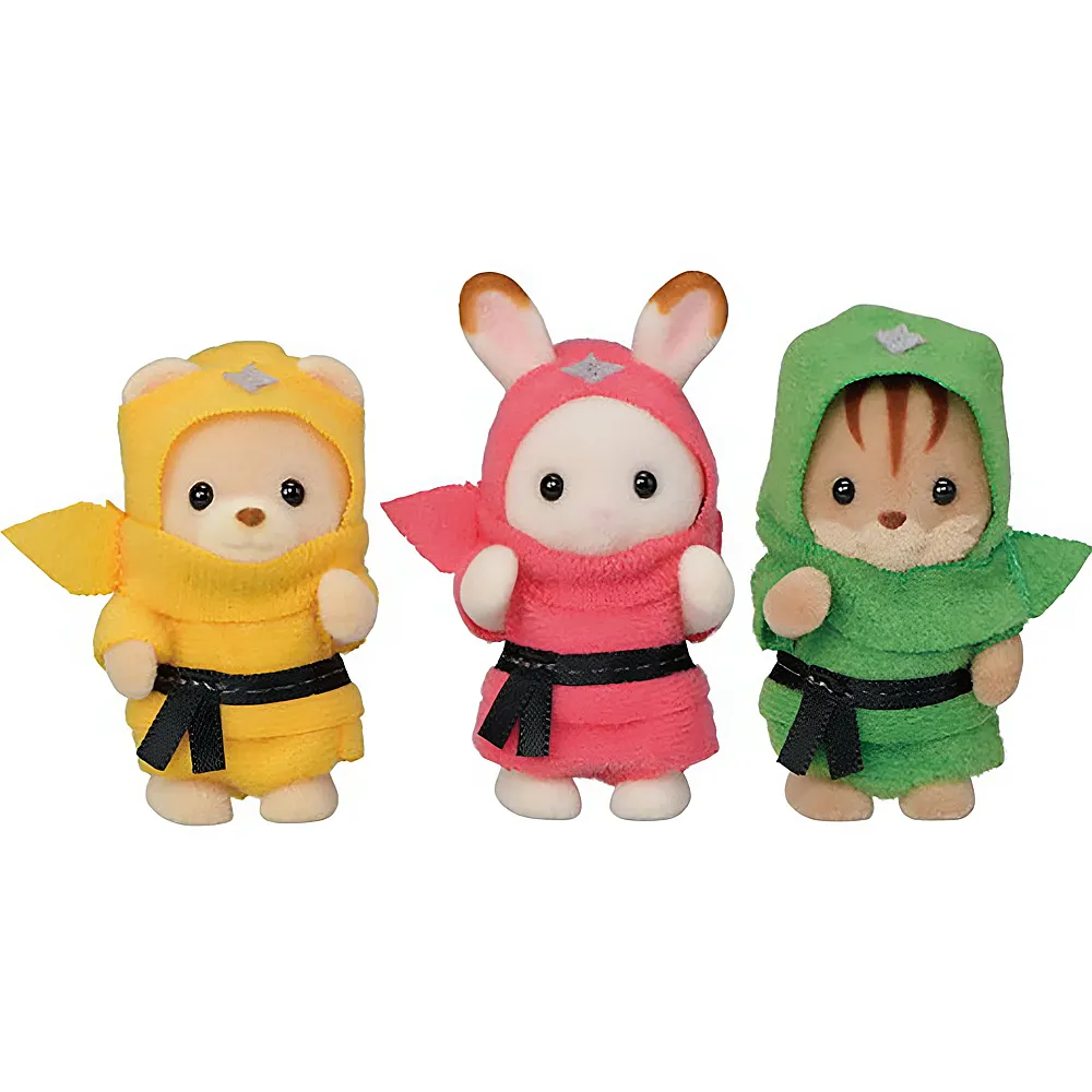 Sylvanian Families Figuren Baby Trio Ninja 5616