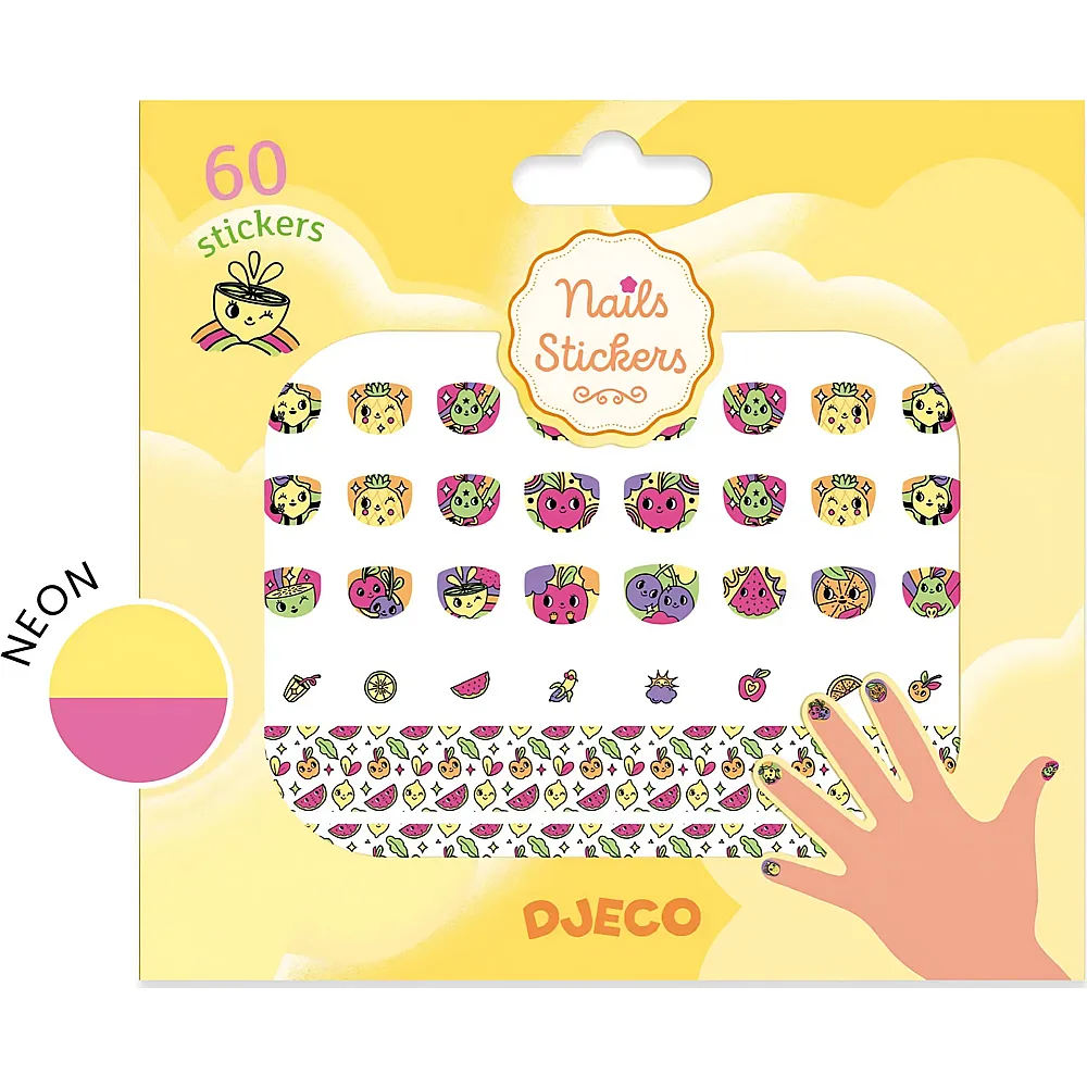 Djeco Nagelsticker Peps - 60 Teile