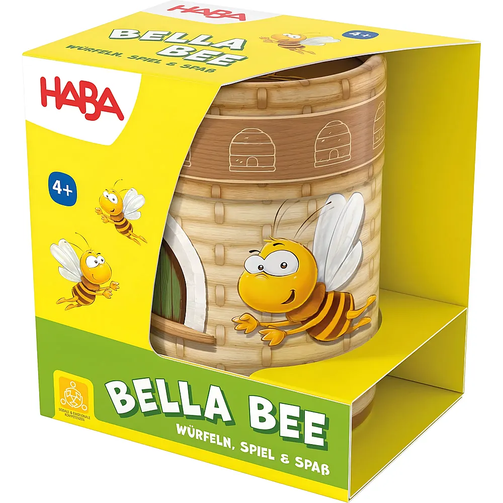 HABA Spiele Buntes W�rfelbecherspiel Bella Bee - Deutsch