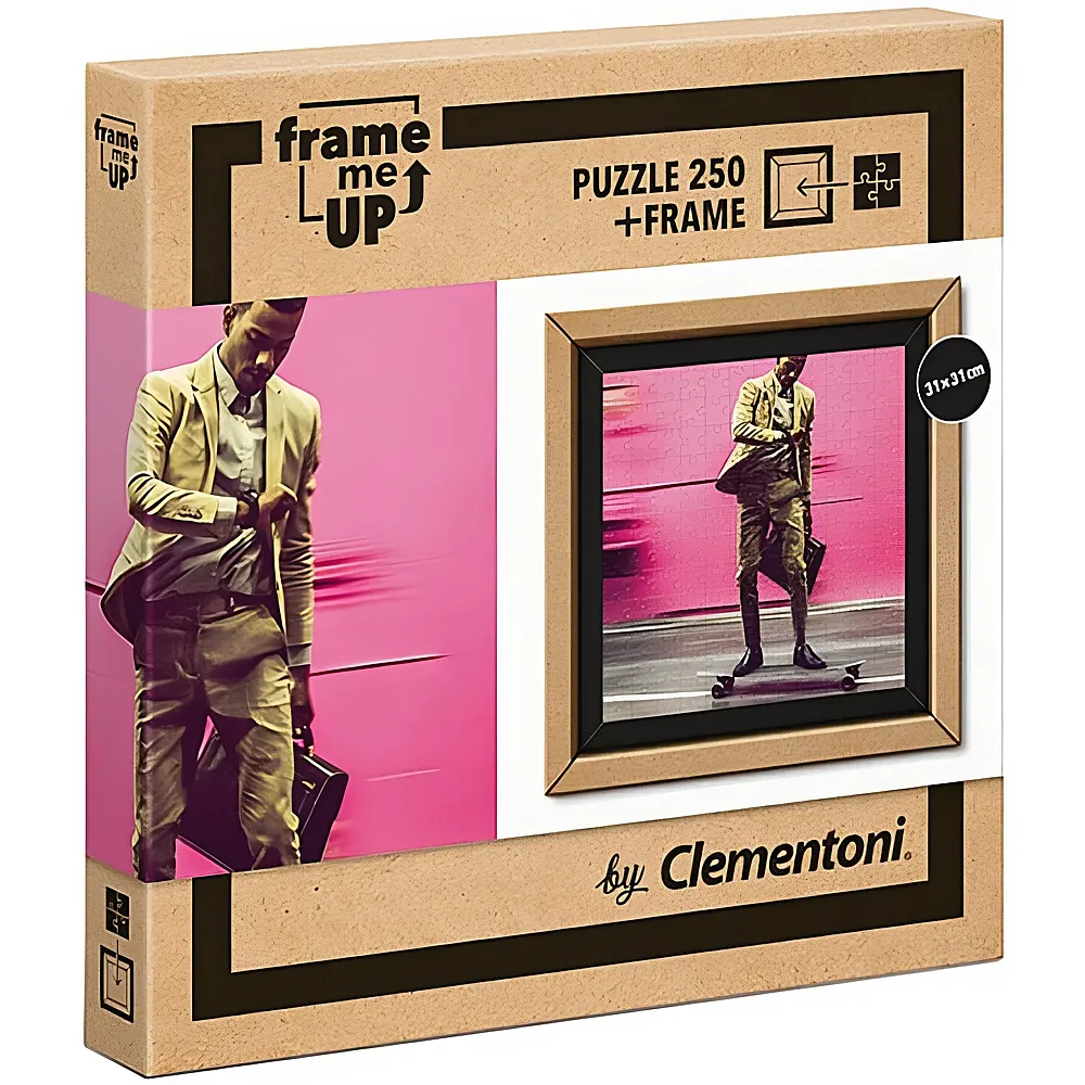 Clementoni Puzzle FrameMeUp Schneller Leben inkl. Rahmen 250Teile