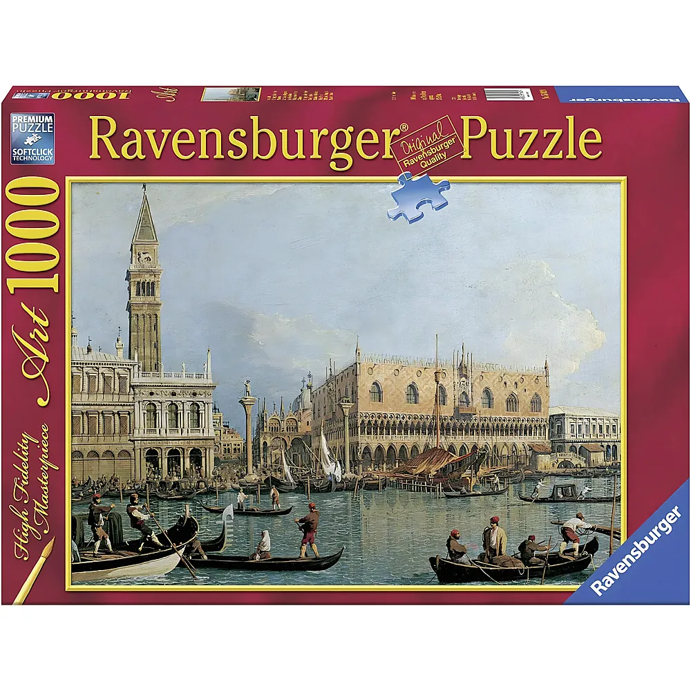 Ravensburger Puzzle Canaletto: Canale Grande in Venedig - 1000 Teile