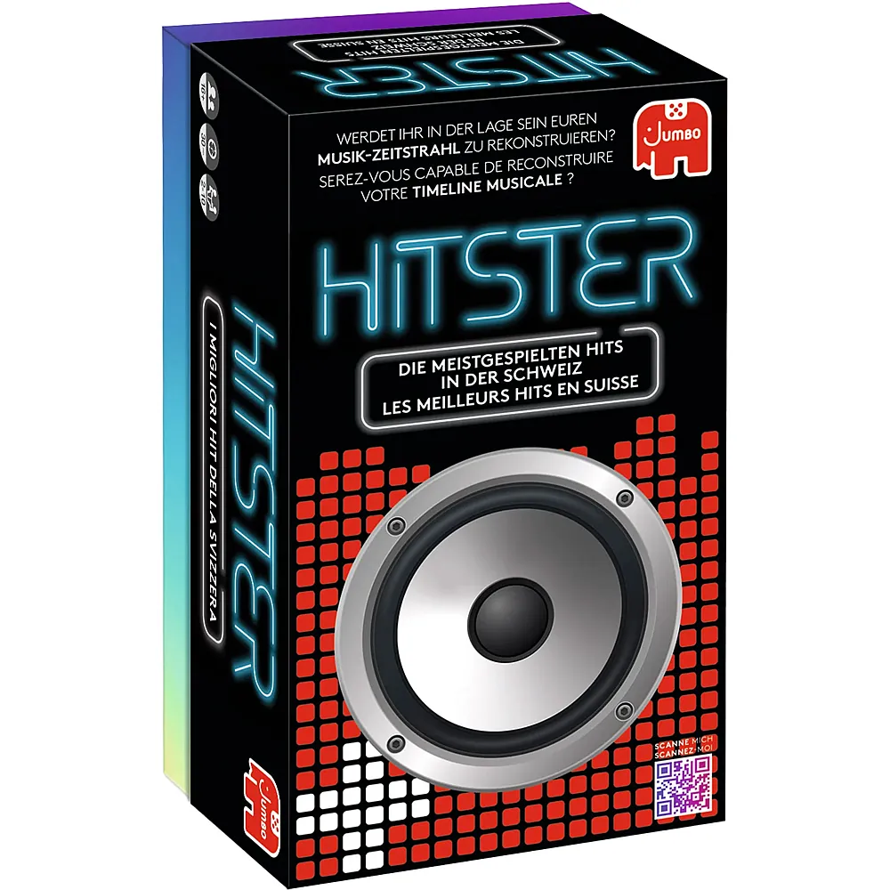 Jumbo Hitster CH Version - Musik-Kartenspiel mit App
