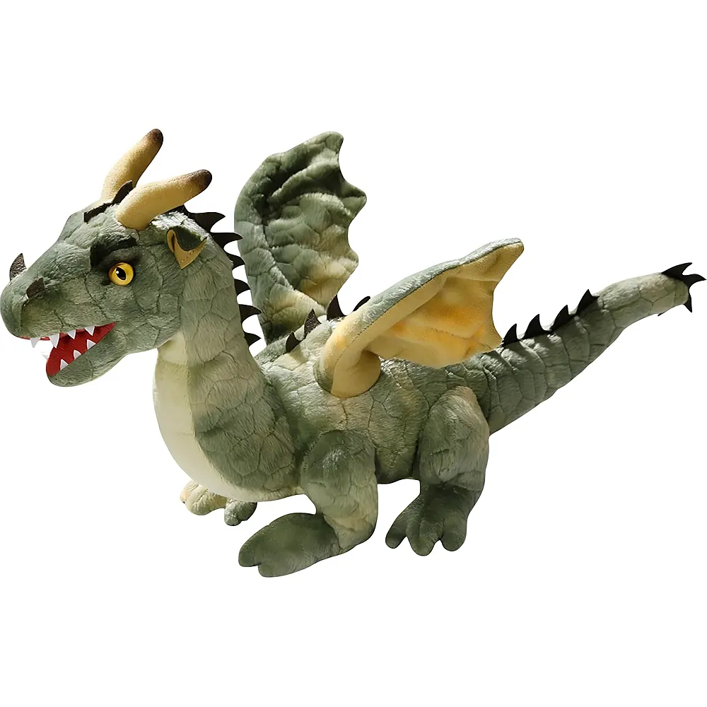 Carl Dick Drachen sitzend Gr�n - 30 cm