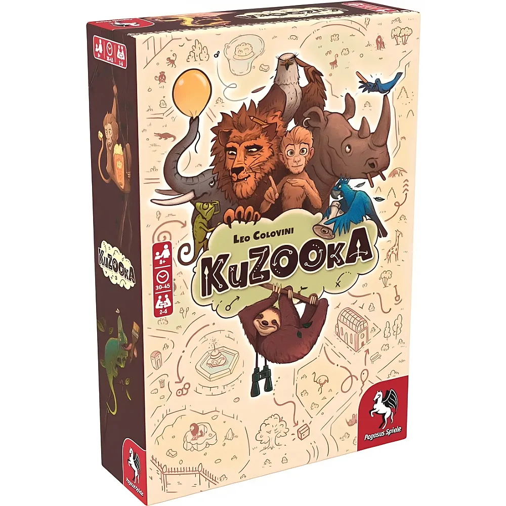 Pegasus Spiele Kuzooka - Flucht aus dem Zoo DE