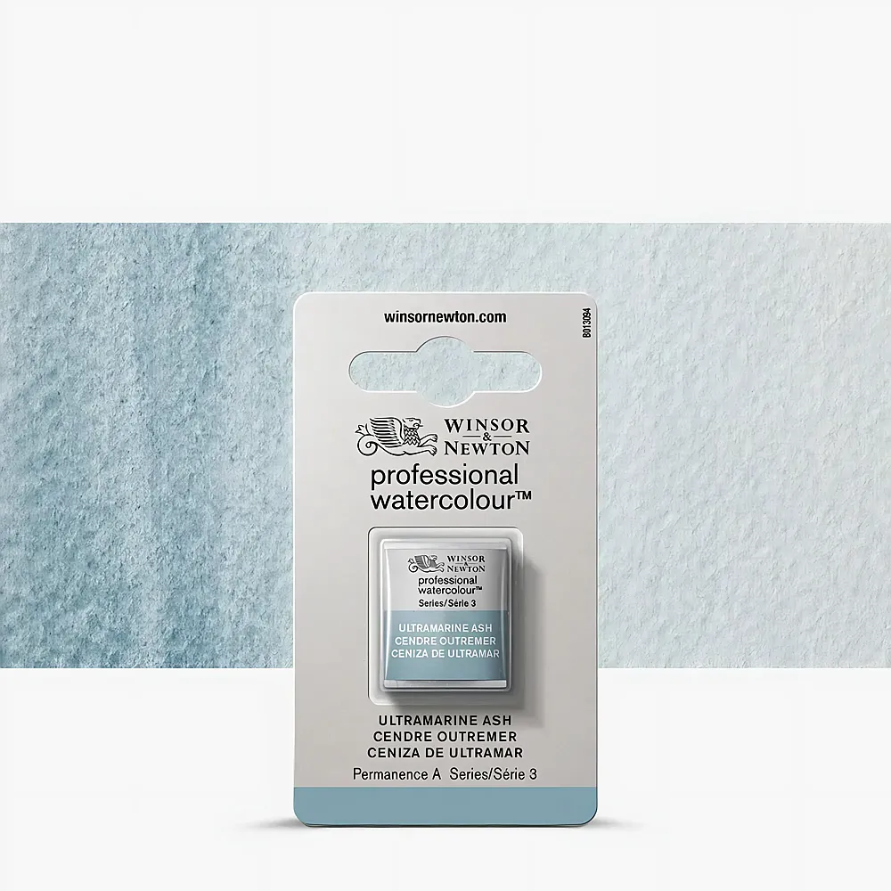 Winsor & Newton Professional Water Colour Aquarellfarbe Ultramarine Ash - 1/2 Napf