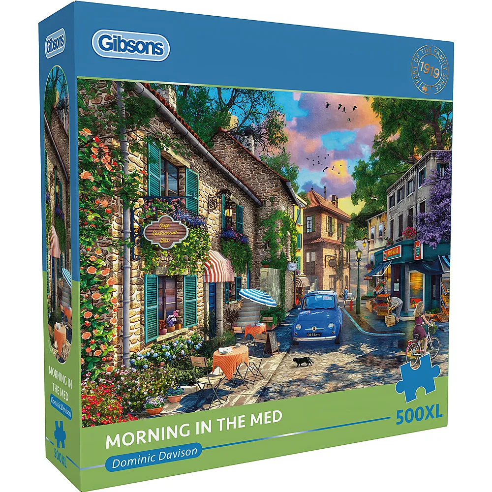 Gibsons Puzzle Dominic Davison Vormittag am Mittelmeerraum - 500 Teile