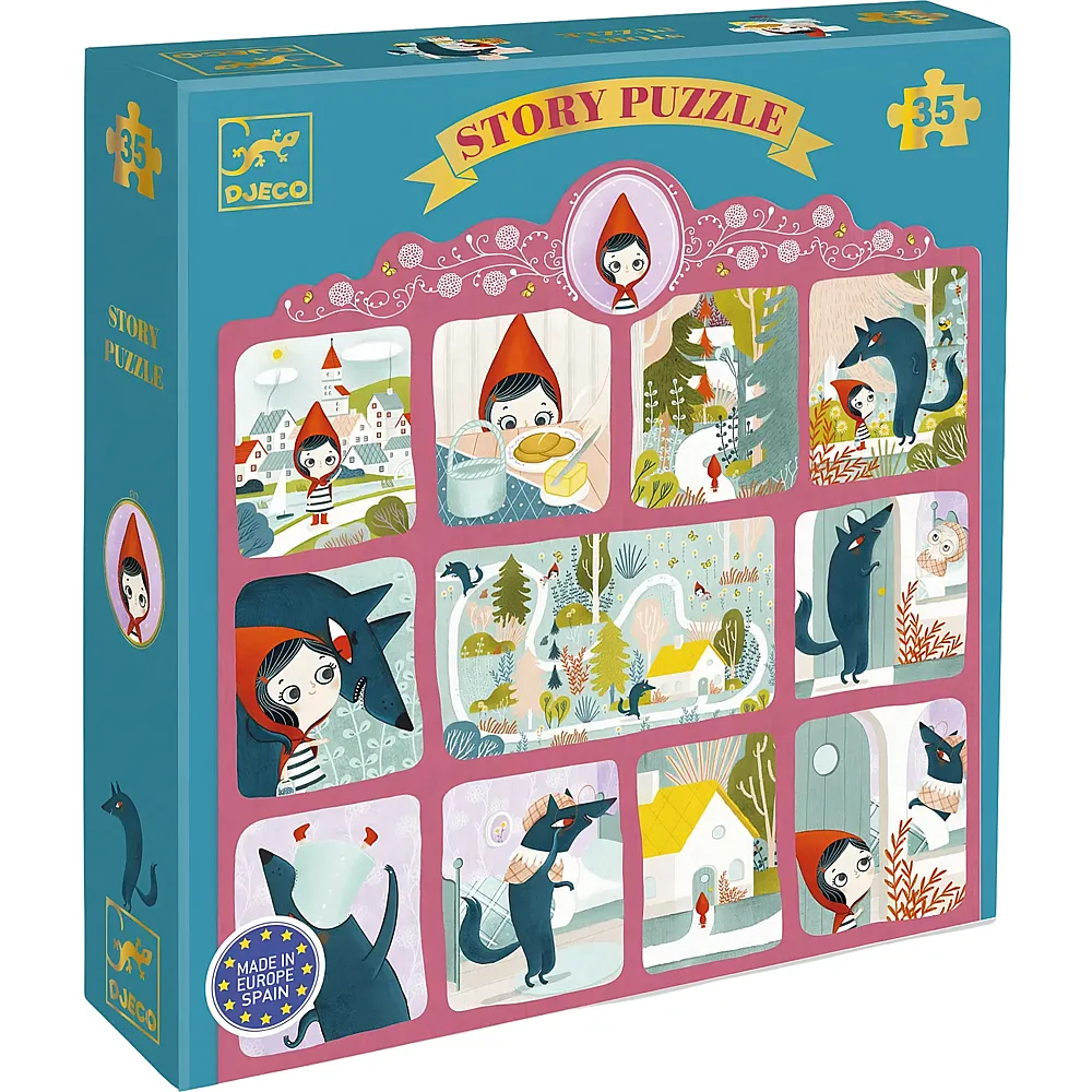 Djeco Puzzle Rotk�ppchen - 35 Teile